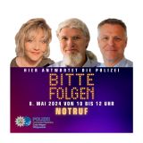 Polizei lädt zur Bürgersprechstunde bei Radio Siegen am 08. Mai von 10 bis 12 Uhr ein. Mit dabei sind der Chef der Leitstelle, Michael Zell, der Pressesprecher Stefan Pusch und die Moderatorin Ann-Christin Schmidt