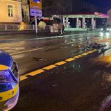 Unfallstelle Weidenauer Straße Pkw kollidiert mit Pedelec 