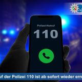 Notruf der Polizei 110 wieder erreichbar
